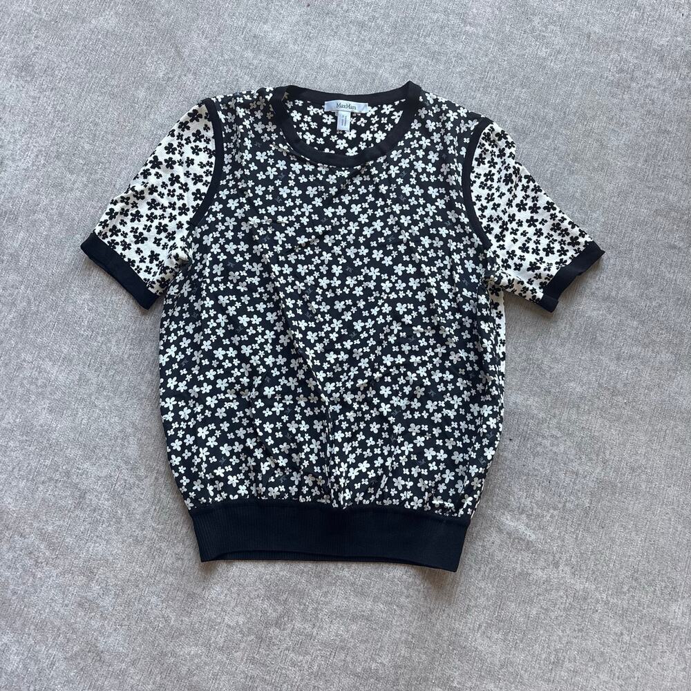 $700 Max Mara Floral Top